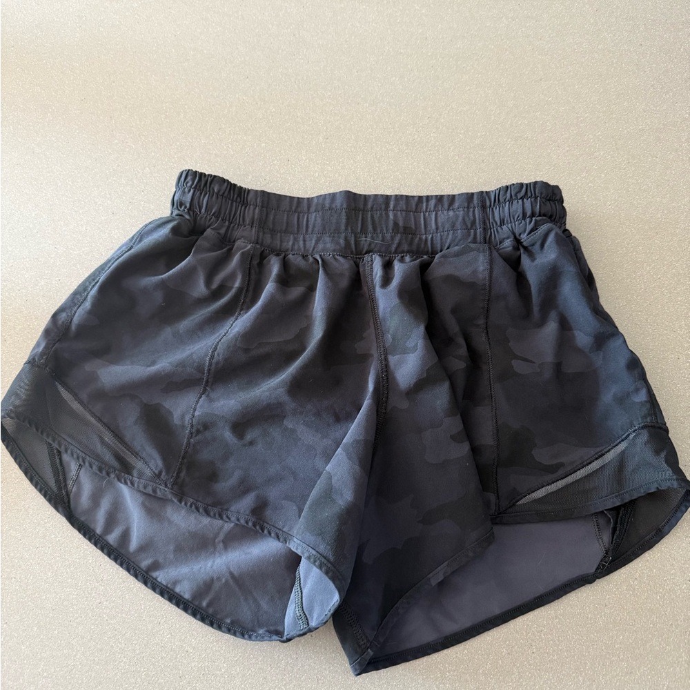 lululemon athletica Black Camo Athletic Shorts